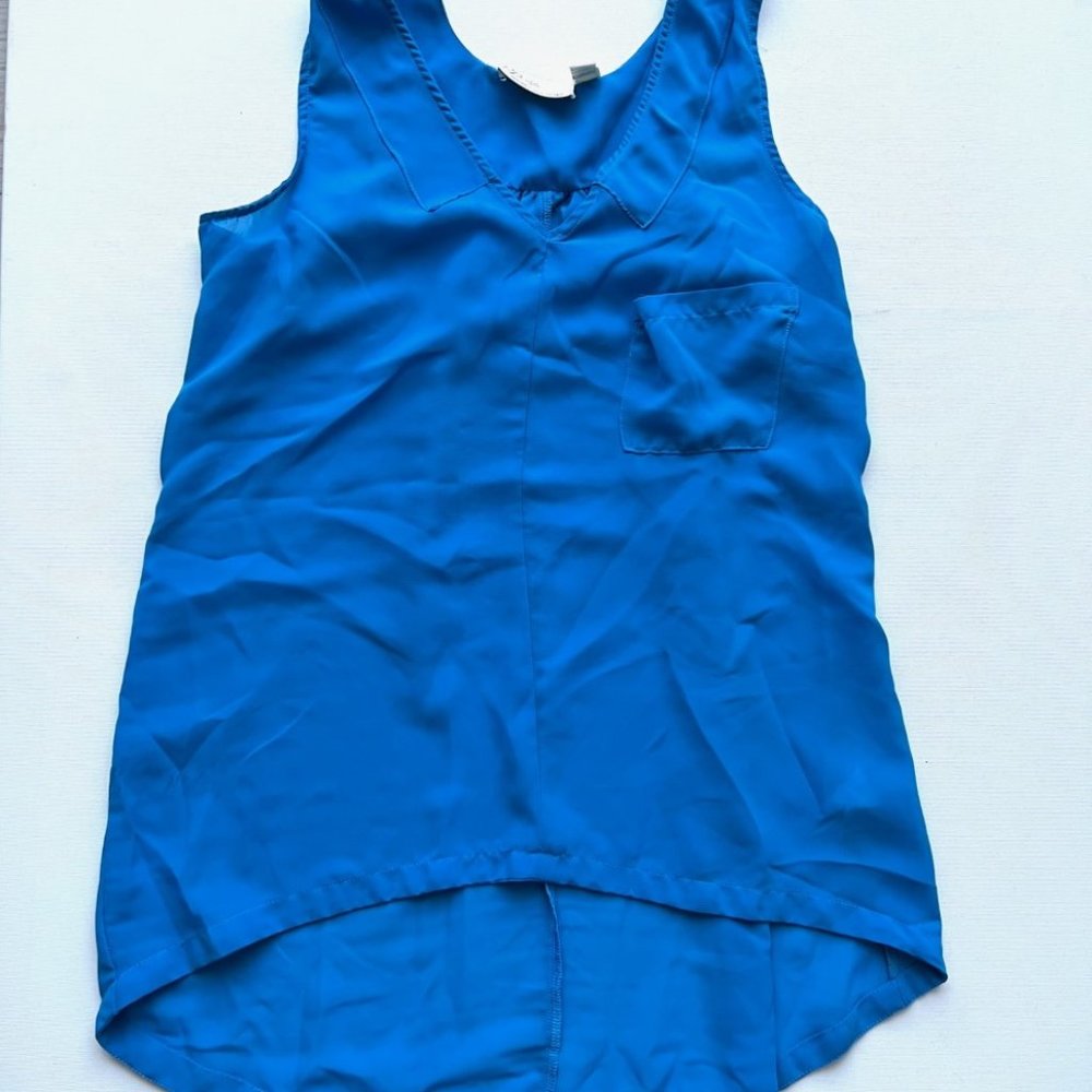 R D Style Blue Pocket Tank ( M )